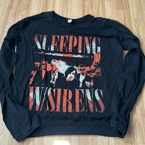 Sleeping W/ Sirens long sleeve t-shirt in unisex XL Hot Topic